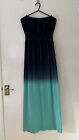 Dress Size M. Ladies Women?S Navy Blue Boobtube Dress. Holiday/Casual. Fab Con