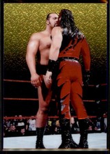 1999 Comic Images WWF Smackdown! - Chromium #82 Kane defeats Big Show