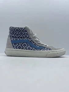 Vans Sk8 Hi Reissue CA Italian Weave Suede Blue Men Size US 8 Women Size US 9.5 - Picture 1 of 11