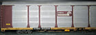 HO two Walthers enclosed auto racks - 932-4808 & 932-4803 - one UP - one Conrail