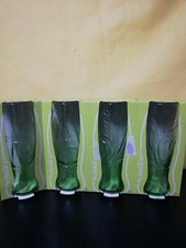 MCDONALD'S 1 COLLECTIBLE 2008 GLASS GREEN LUMINARC GLASS COCA COLA 