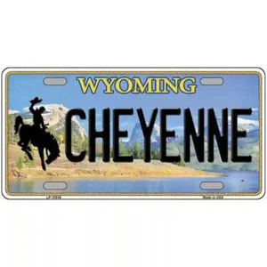 Letrero de metal Cheyenne Wyoming - Imagen 1 de 1