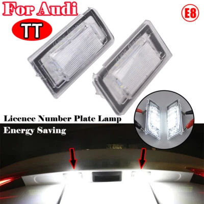 LED License Plate Light For Audi TT MK1 8N 1999-2006 TT Roadster 8N9 1999-2006 - Изображение 1 из 4