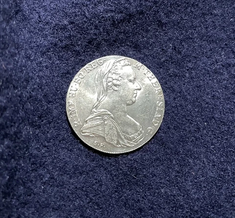 1780 AUSTRIA MARIA THERESA THALER SILVER COIN RESTRIKE CROWN 0.833 Silver Cover