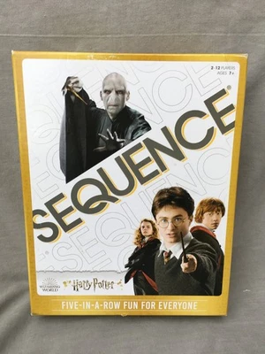 SEQUENCE CARD BOARD GAME HARRY POTTER BY GOLIATH WIZARDING WORLD COMPLETE - Image 1 of 4