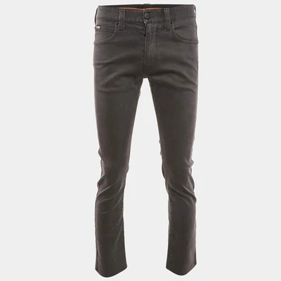 Jeans Armani Collezioni Gris Denim Calce Ajustado J06 Cintura M 33" Foto 1 de 4