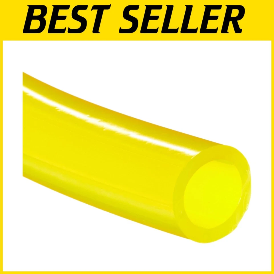 Premium 25' Yellow Tygon PVC Tubing, Ideal for Fuels and Lubricants, 1/4" ID - Image 1 of 2