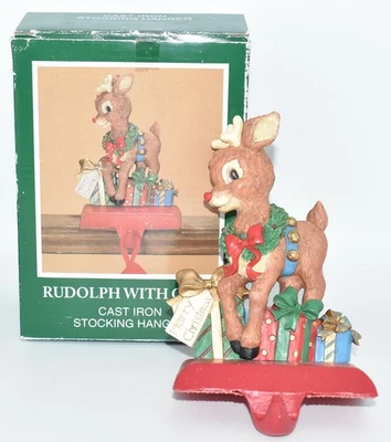 Soporte de percha de hierro fundido Rudolph Midwest Of Cannon Falls de colección ¡NUEVO EN CAJA! Foto 1 de 4