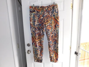 Peruvian Connection Damenhose Skinny abstrakt mehrfarbig Größe 16 - Bild 1 von 4