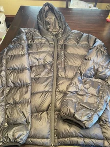 Daunenjacke Mantel Herren Nautica XL schwarz Kapuze - Bild 1 von 6