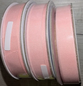 STAMPIN UP POWDER PINK Ribbon Lot of 3 Spools 30 Yards NEW - Picture 1 of 2