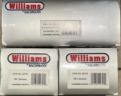 Williams By Bachmann O Scale ABBA Diesel Engine Set Canadian Pacific 22616,22716 - Image 1 of 4