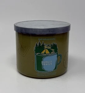 NEU Bath & Body Works Sunlit Trails 3-Docht-Sojawachsmischung Duftkerze 14 Oz. - Bild 1 von 3