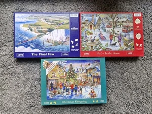 HOP House of Puzzles No3 "In the Snow" & "Christmas Shopping" - Picture 1 of 8