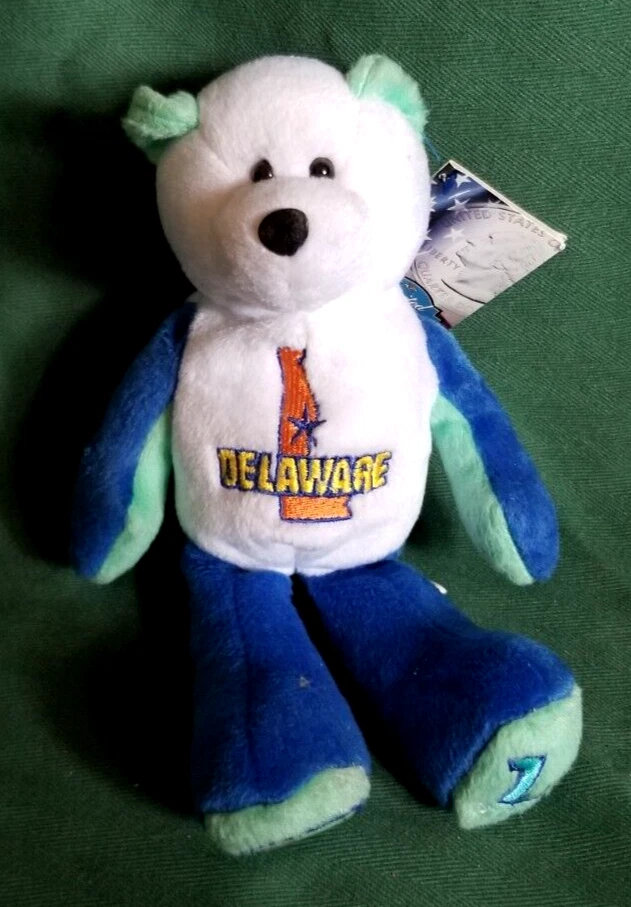 Limited Treasures Coin Bear 2001 Delaware 1st State Quarter 50 States of America
