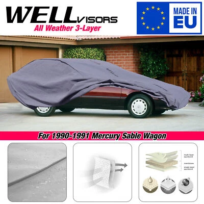 Cubierta de coche resistente al agua WELLvisors 3-6899282WN para vagón Mercury Sable 90-91 Foto 1 de 4