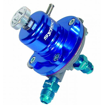 Sytec 1:1 Sar Adustable 1-5 Bar Fuel Pressure Regulator (blue) -6 An6 Fittings • 125.51€