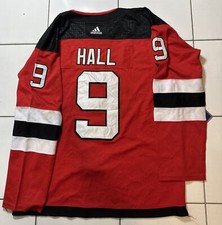New Jersey Devils #9 Taylor Hall 25th Anniversary NHL Hockey Red Jersey Size 54