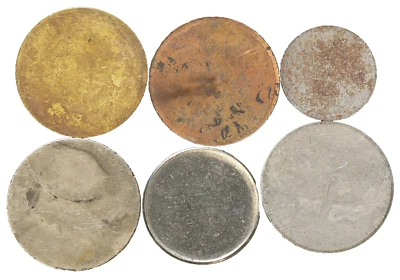 Unstruck Planchets Lot of 6 #24264 - Imagem 1 de 4