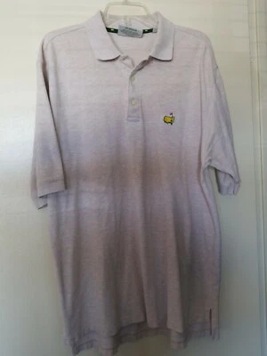 Polo de golf gris vintage Masters Augusta National para hombre talla XL de colección Foto 1 de 4