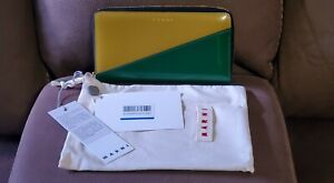 MARNI two-tone Continental wallet Made in Italy 