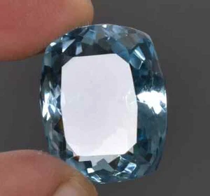 8,6 quilates + Aguamarina natural color azul verdoso corte cojín AAA + piedras preciosas sueltas - Imagen 1 de 4