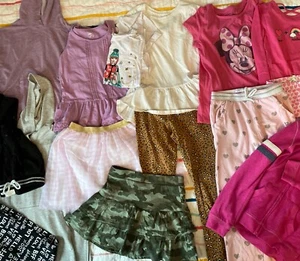 Lot Of 15 Girls Sz M 7/8 Sets Tops Joggers Leggings Hoodie Skirt Skort - Picture 1 of 16