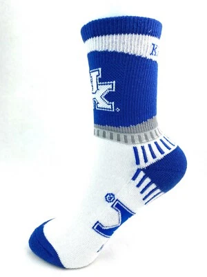 Kentucky Wildcats White & Blue Sport Big Youth Socks - Image 1 of 2
