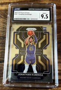 2021-22 Prizm #307 - Jonathan Kuminga - Rookie Card RC Warriors - CGC MINT 9.5 - Picture 1 of 4