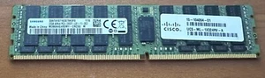 2 X SAMSUNG 32GB PC4-2400T-LD1-11-DC3 ECC SERVER MEMORY M386A4G40DM1-CRC5Q - Picture 1 of 1