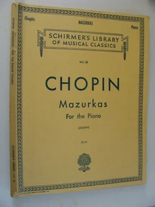 Frederic Chopin Mazurkas for Piano ed. Joseffy 1943 Vol 28 - Picture 1 of 2