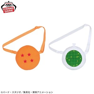 BANDAI SPIRITS Dragon Ball Super Plush Shoulder Bag 4-Star Ball & Dragon Radar - Picture 1 of 3