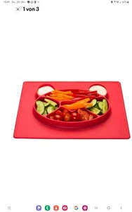 👶 Kinder Happy Face Mat Essunterlage Platzdecke Teller Unterlage  - Bild 1 von 7
