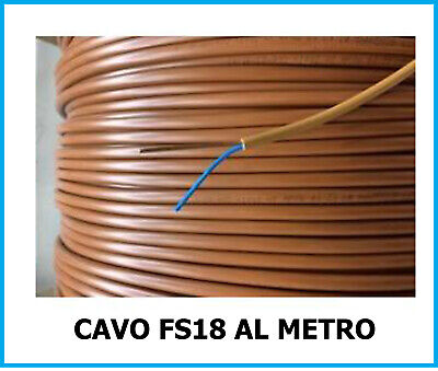 Cavo FS18 Filo Elettrico Multipolare Gommato Ex Fror Varie Misure Al Metro • 2.31€