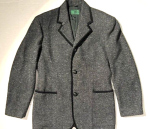 Vtg New JUNIOR JEAN PAUL GAULTIER Mens Blazer Jacket Wool Silk Tweed sz 50 ITALY