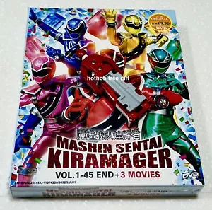 Mashin Sentai Kiramager (VOL.1 - 45 End + 3 Movie) ~Free Power Ranger Ranger Key - Picture 1 of 5