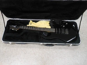 Ibanez RG160B Guitar Black with Hard Case, Made in Korea - Picture 1 of 16