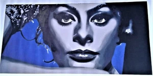 Sophia Loren - Impresión de edición limitada sobre lienzo de Sarah Hood - Imagen 1 de 3
