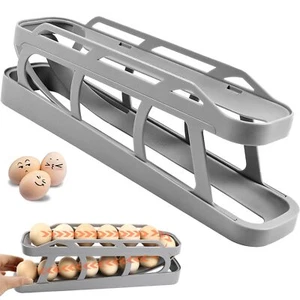 Egg Holder for Fridge - 1 Pack of 1 Set Stackable Egg Organizer for Refrigerator - Picture 1 of 8
