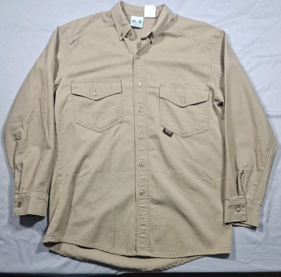 Stanco Westex Endura Ultra Suave FR Bronceado HRC2 Camisa Abotonada Mediana US7412TN Foto 1 de 4