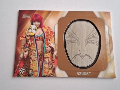 2016 Topps WWE Then Now Forever Asuka Medallion Relic 42/50 - Image 1 of 4