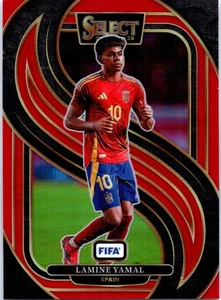 2024-25 Panini Select FIFA Lamine Yamal Mezzanine Rojo Prizm No. 190 España - Imagen 1 de 2