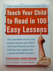 TEACH YOUR CHILD TO READ IN 100 EASY LESSONS Engelmann Book Step-by-Step CLEAN - Picture 1 of 4