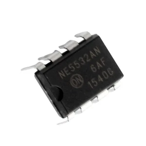 5PCS NE5532AN 8PINS Internally-compensated dual low noise OP AMP - Picture 1 of 1