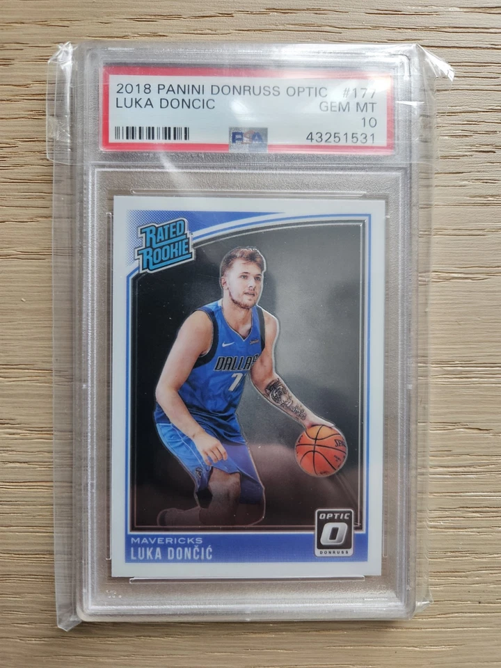 Optic #177 2018 Luka Doncic Rookie PSA 10 Foto 1 de 1