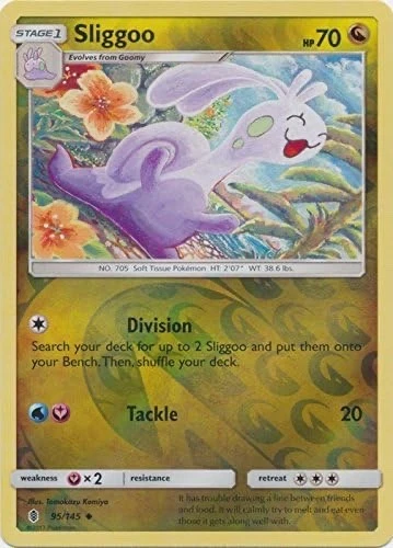 Pokemon - Sliggoo - 95/145 - Reverse Holo -  Guardians Rising - NM/M - Image 1 of 1