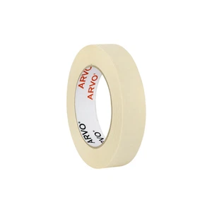 MASKING TAPE 24MM X 50M PAINTING DECORATING ART CRAFT PACK of 6 - Picture 1 of 12