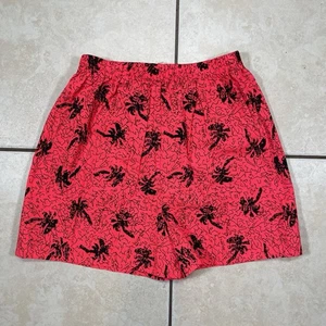 Vintage Obvious Beach Neon Palm Trees Shorts Supplex Nylon Lightweight Medium - Picture 1 of 15