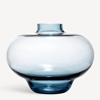 Kosta Boda Kappa Vase | Hand-Blown Swedish Crystal Art Glass Vase by Matti Klene - Image 1 of 3