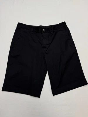 Volcom Shorts True To This Black Regular Fit Mens Size 34 Cotton Slash Pockets - Image 1 of 4